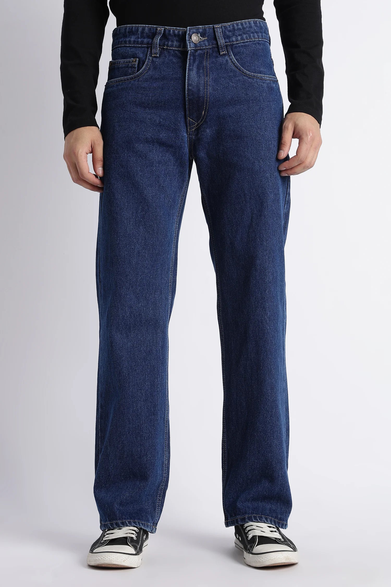 Pacific Blue Straight Fit Jeans for Men – ONSYLE