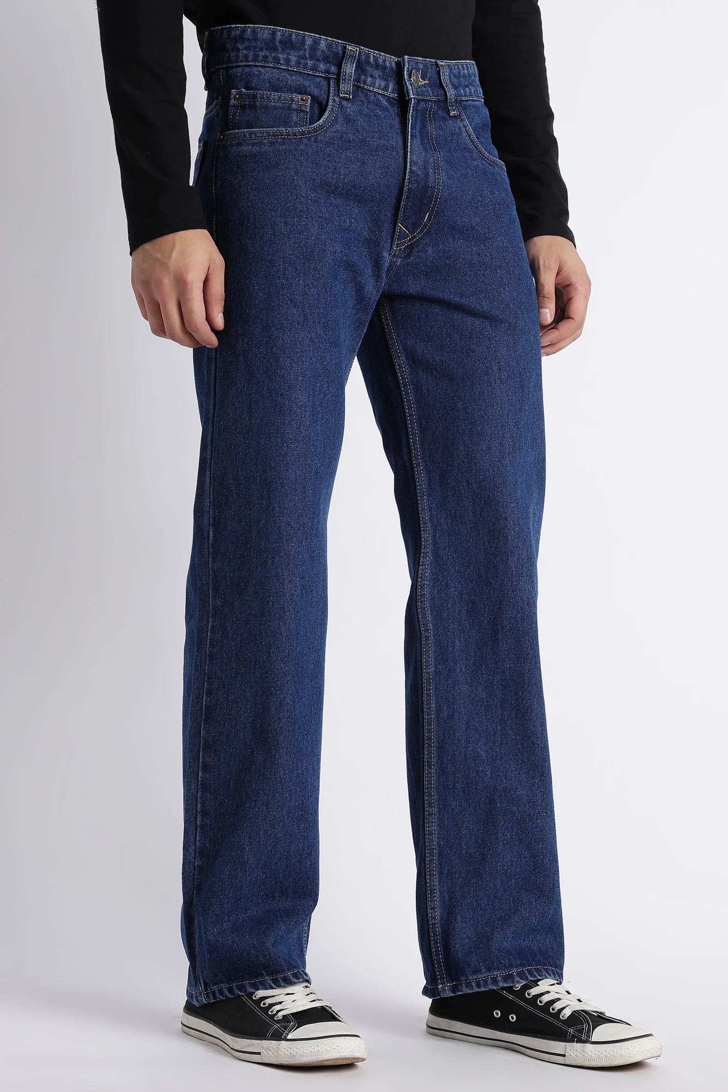 Pacific Blue jeans for men – 5-pocket styling detail