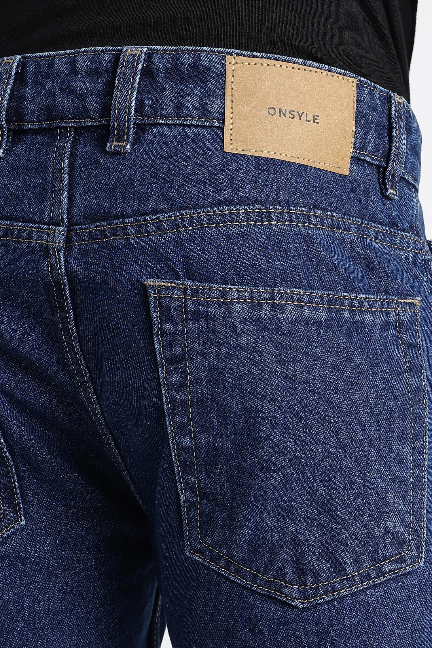 Pacific Blue straight fit jeans for men – side view