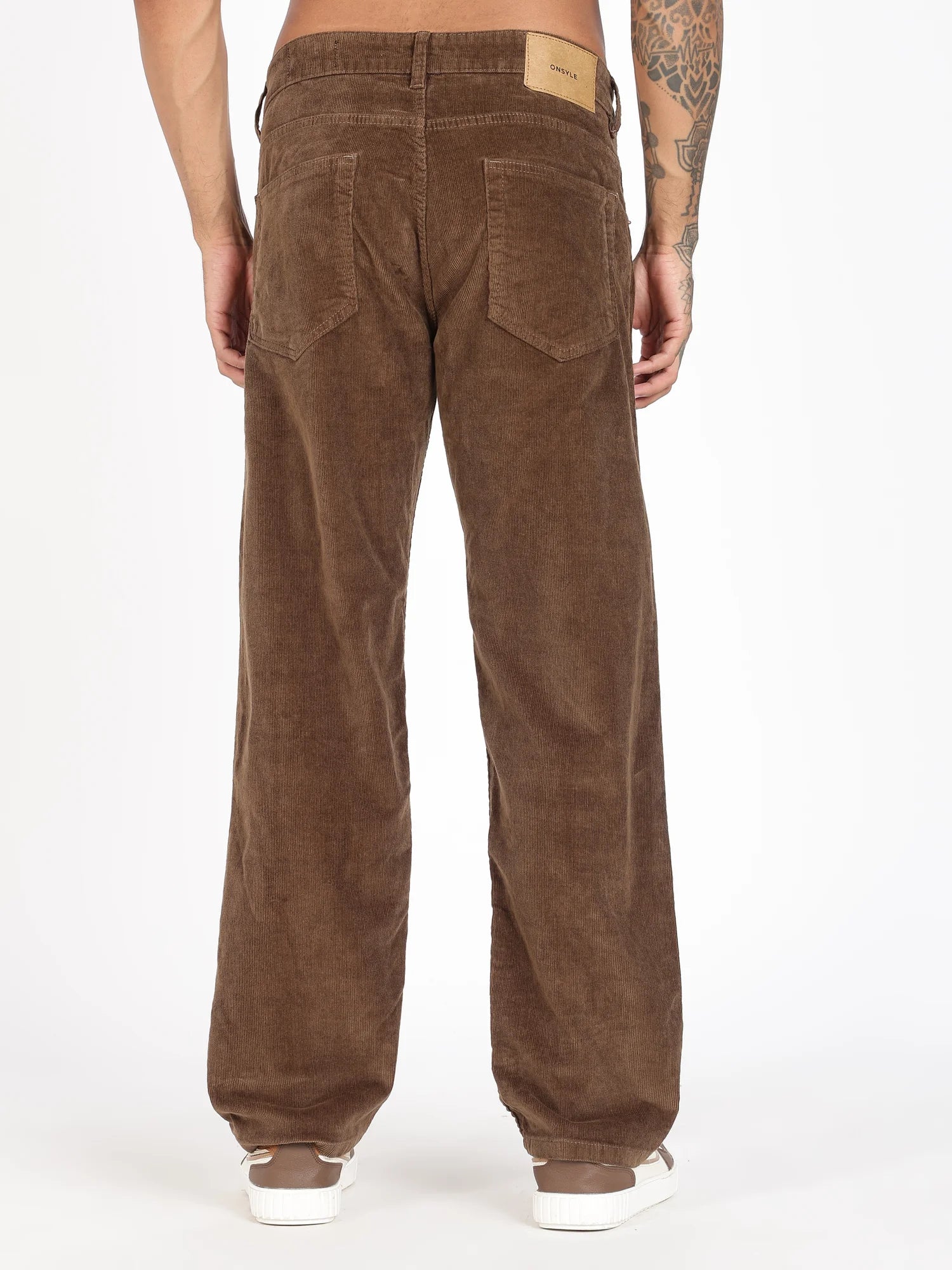 Caramel Straight Corduroy Pants for Men – ONSYLE