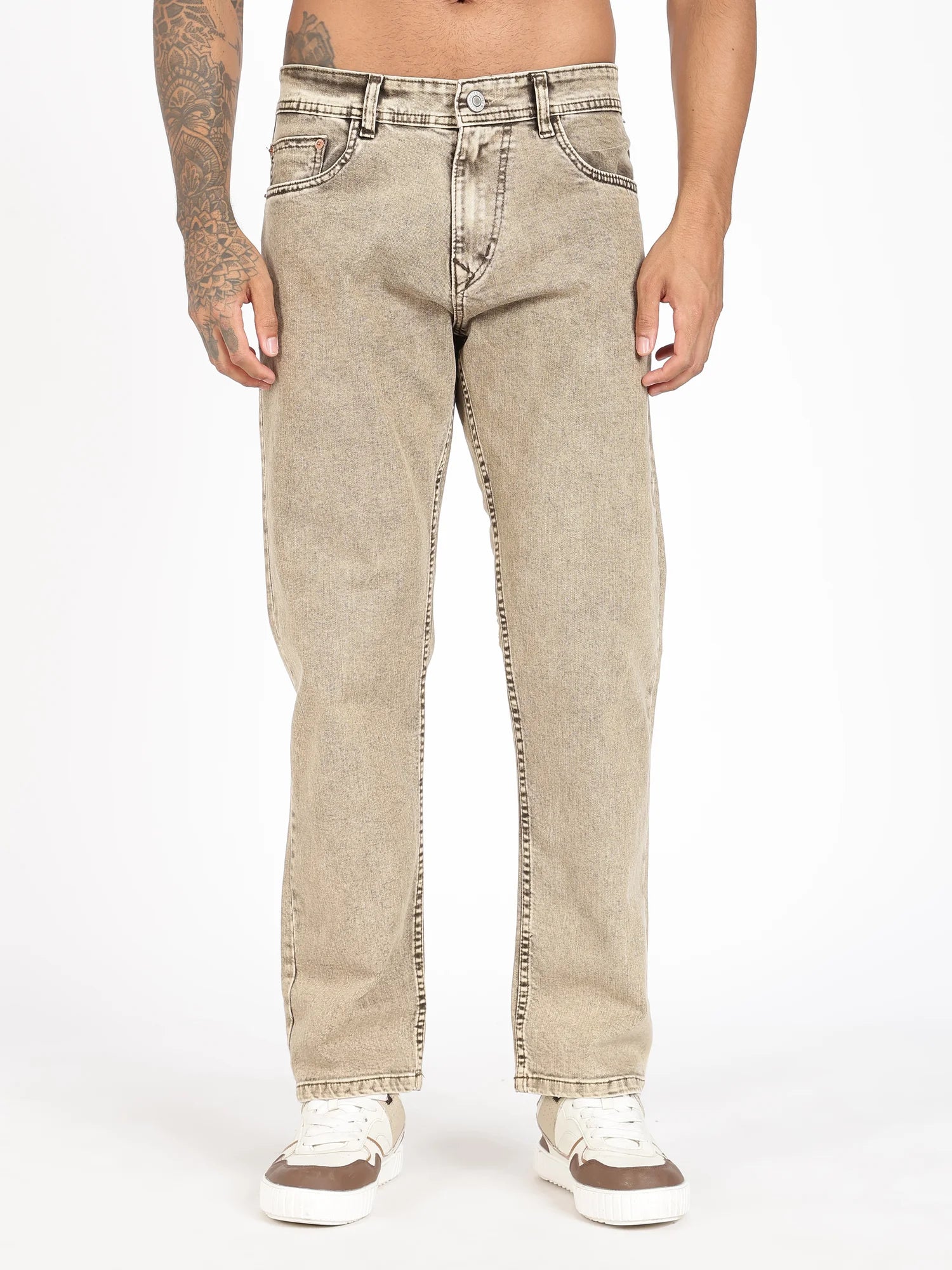 Desert Sand jeans for men – side view
